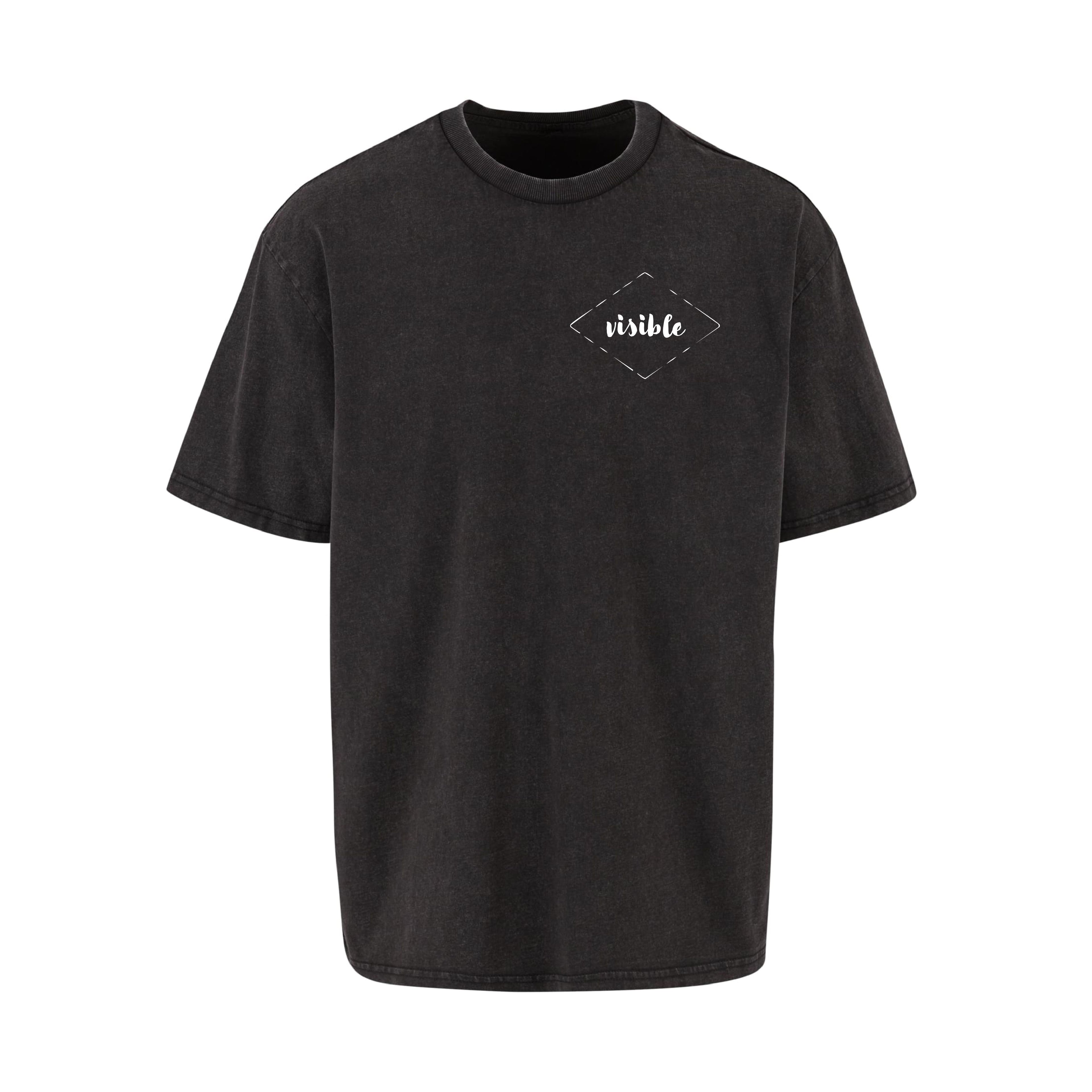 Oversized Vintage T-Shirt visible von Chaoss, Frontansicht mit kleinem Brustprint