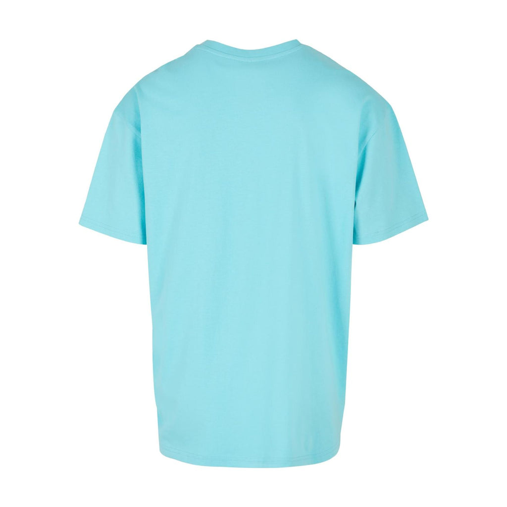 Hellblaues oversized T-Shirt Unapologetically Me, Rückansicht 