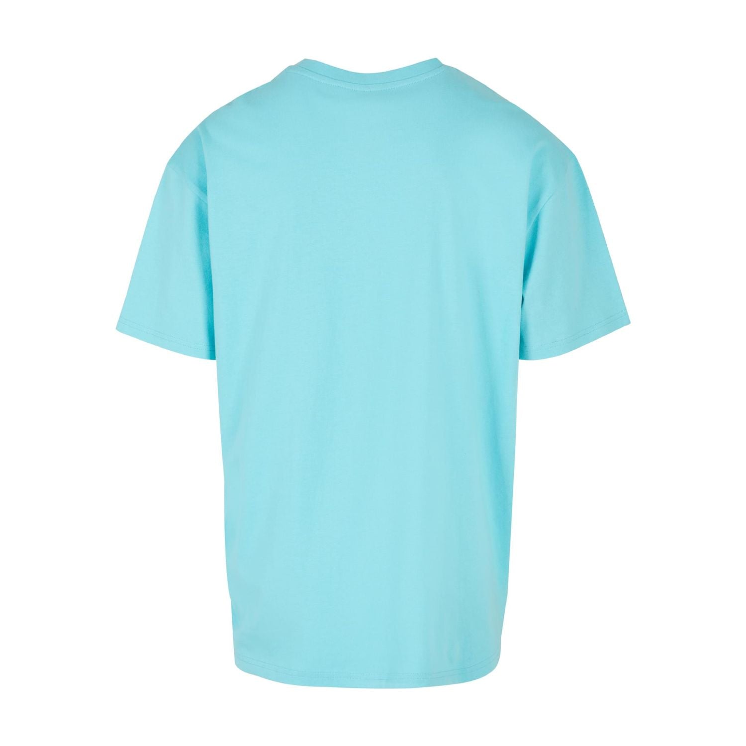 Hellblaues oversized T-Shirt Unapologetically Me, Rückansicht 