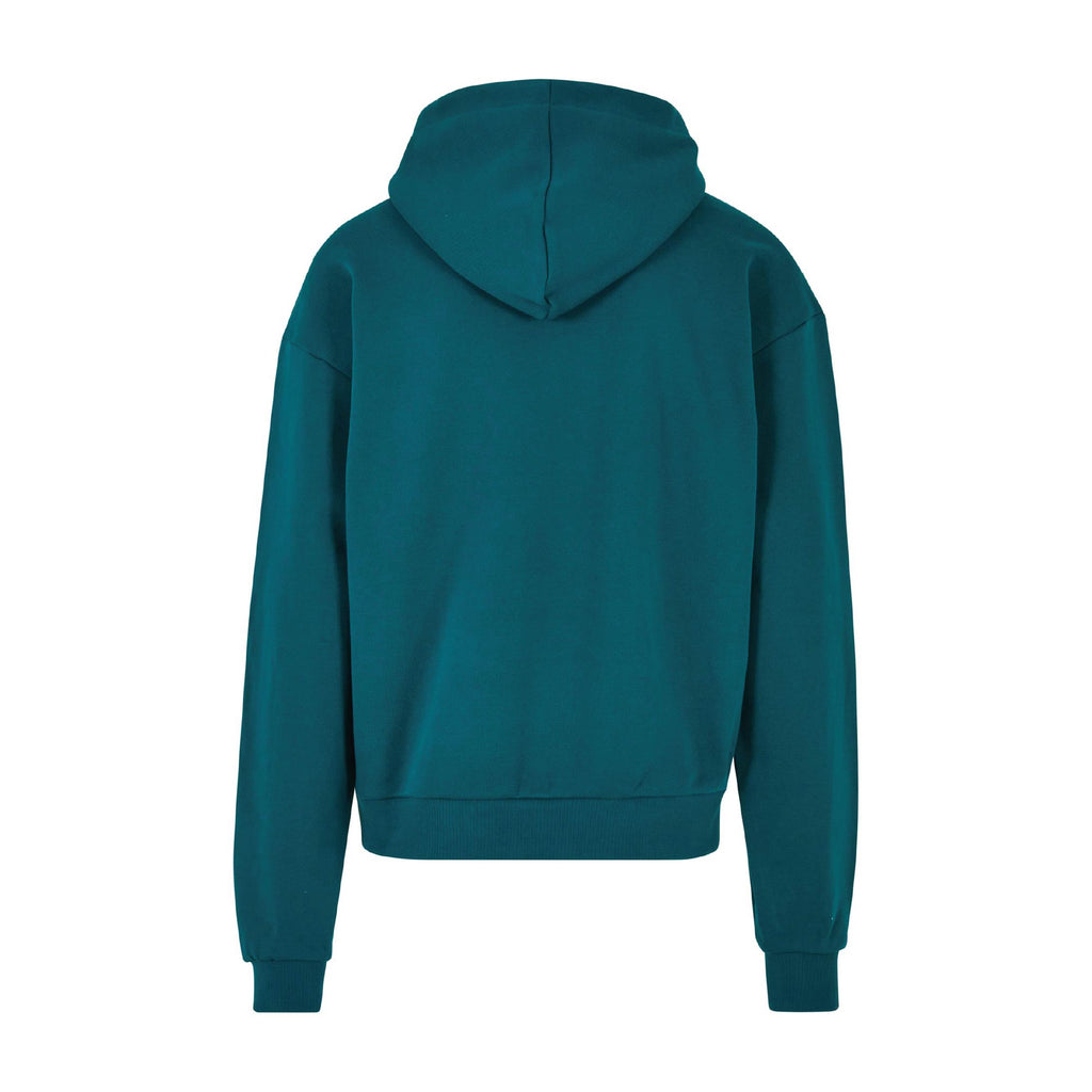 Petrolfarbener oversized Hoodie Original Line, Rückansicht