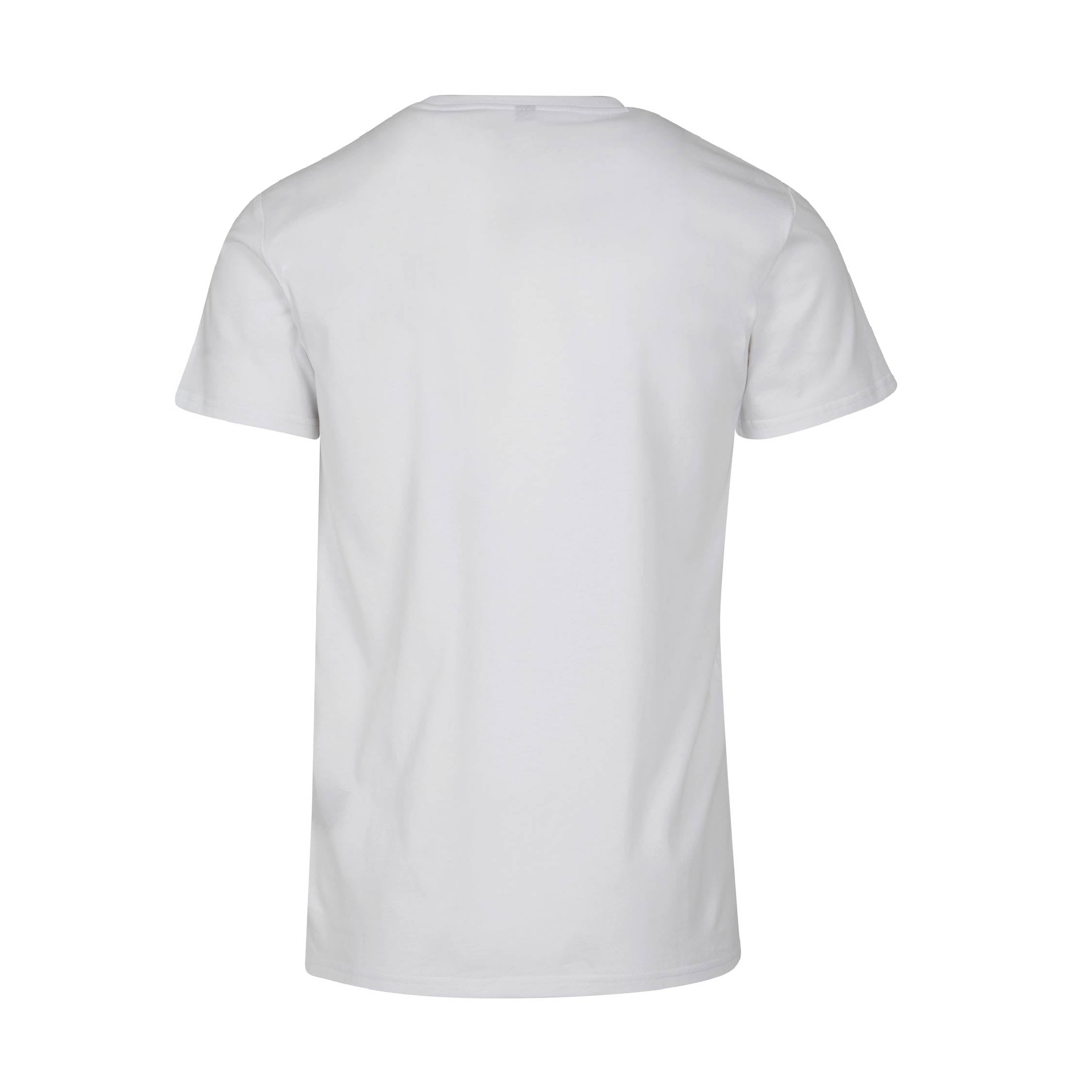 Weißes T-Shirt Embrace Yourself von Chaoss, Rückansicht