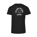 Schwarzes T-Shirt „We Write The Story", Rückansicht mit großem Backprint