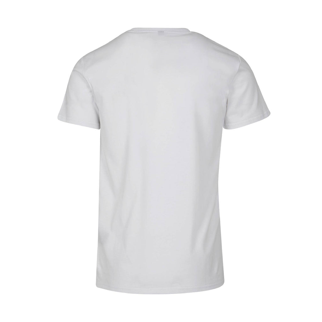 Weißes T-Shirt Manifest von Chaoss, Rückansicht