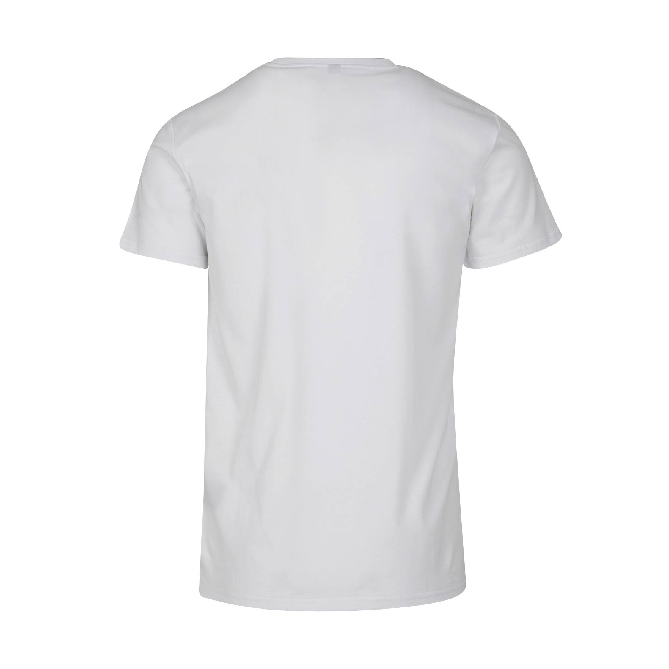 Weißes T-Shirt Manifest von Chaoss, Rückansicht