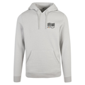 Hoodie unfiltered, Frontansicht mit kleinem Statement-Print auf der Brust